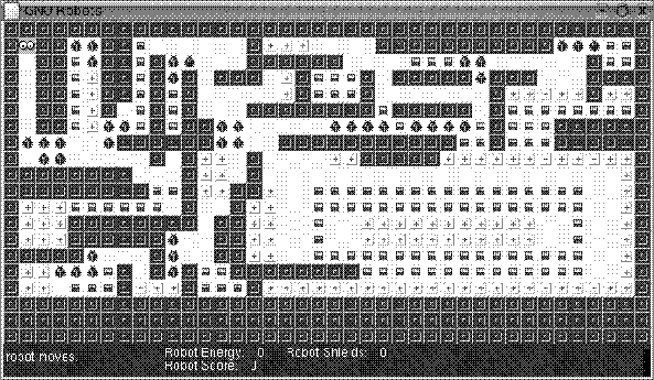 Screenshot from GNU Robots